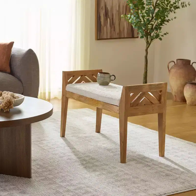 Banc en bois Hamburg - BCH3702 - Beige/Naturel