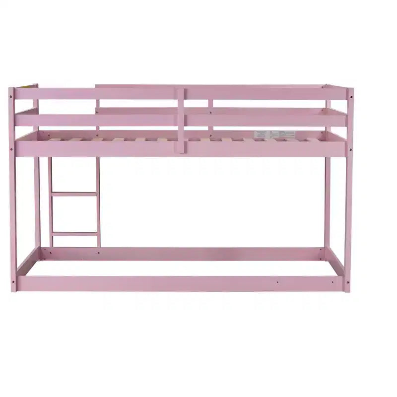 Lit superposé en bois massif, avec échelle, plates-formes supérieure et inférieure dotées de lattes renforcées Roses