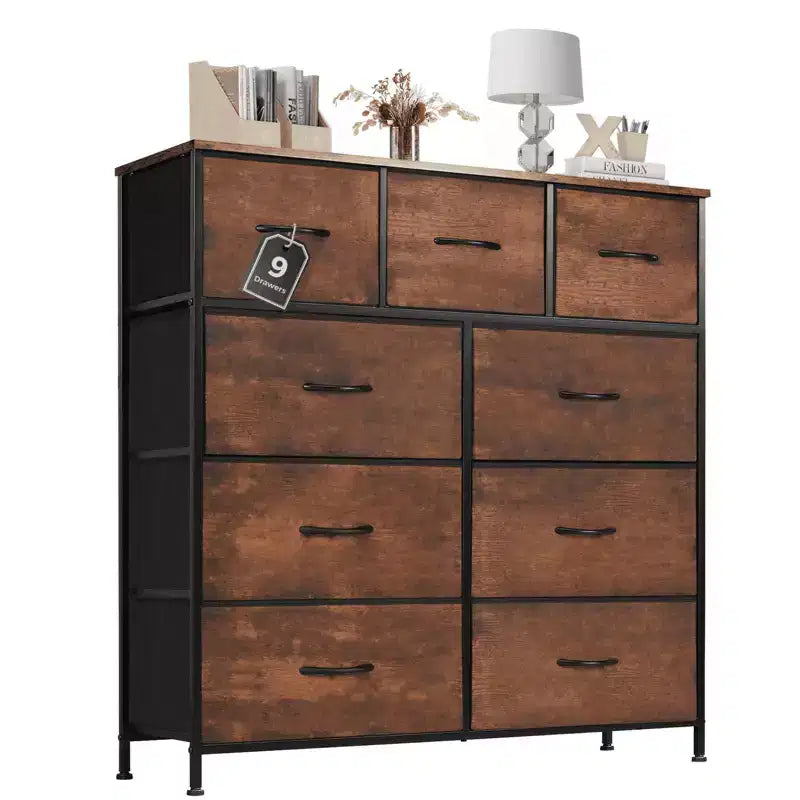 Commode de rangement et d'organisation en tissu, Commode de chambre