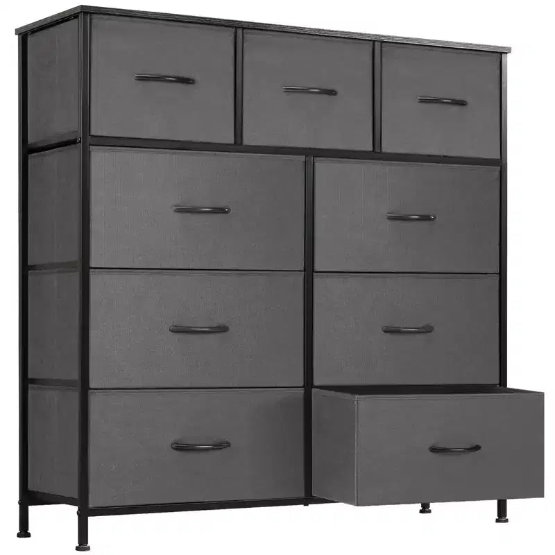 Commode de rangement et d'organisation en tissu, Commode de chambre