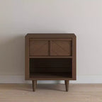 Table de chevet à 1 tiroir Child Craft pour chambre de bébé ou d'enfant, grand tiroir de rangement, fabriquée en pin robuste, non toxique, finition sécuritaire pour bébé