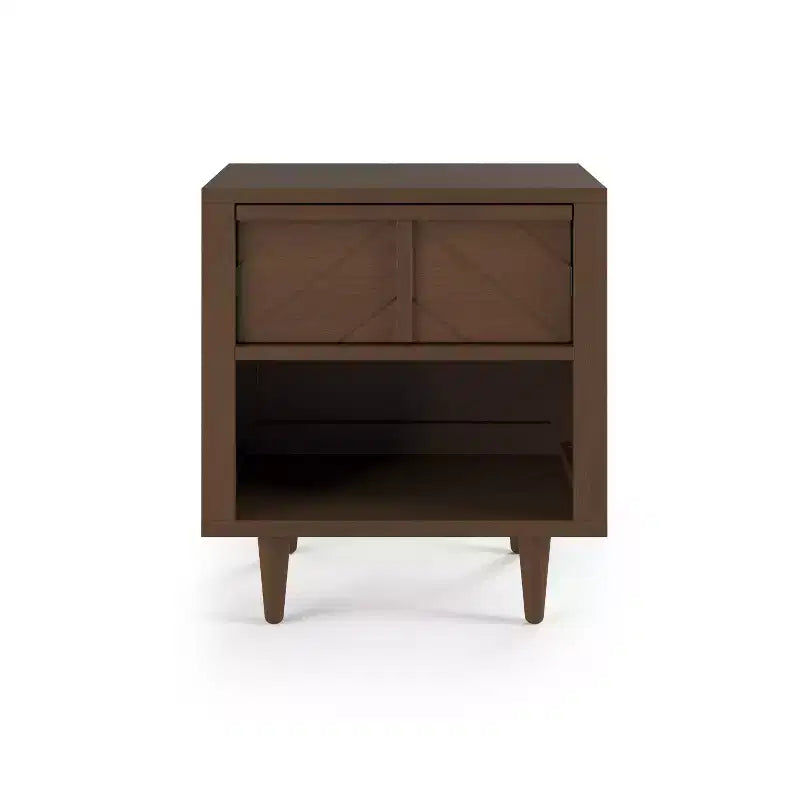 Table de chevet à 1 tiroir Child Craft pour chambre de bébé ou d'enfant, grand tiroir de rangement, fabriquée en pin robuste, non toxique, finition sécuritaire pour bébé