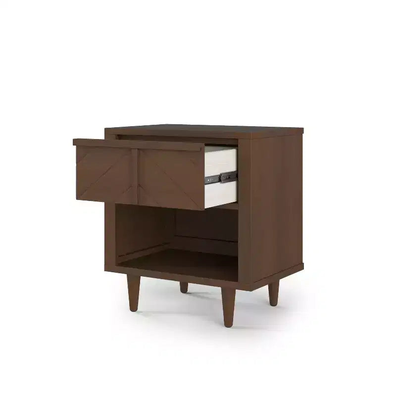 Table de chevet à 1 tiroir Child Craft pour chambre de bébé ou d'enfant, grand tiroir de rangement, fabriquée en pin robuste, non toxique, finition sécuritaire pour bébé