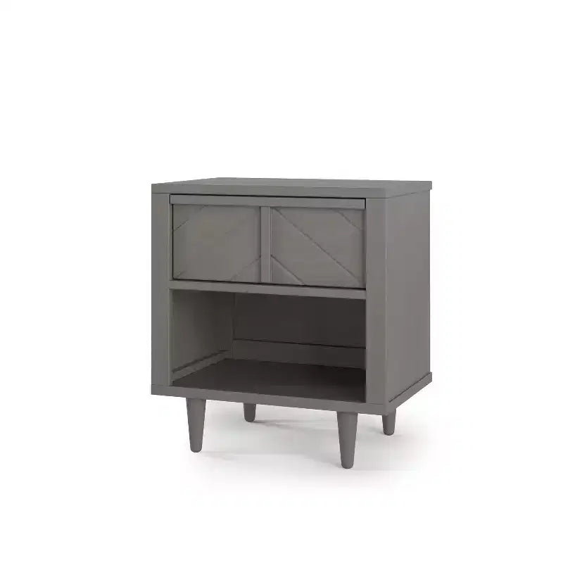 Table de chevet à 1 tiroir Child Craft pour chambre de bébé ou d'enfant, grand tiroir de rangement, fabriquée en pin robuste, non toxique, finition sécuritaire pour bébé