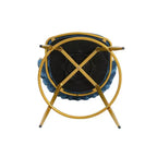 TUYOHW Tabourets de Bar pivotants 31,5 pouces, Base en métal doré de Luxe avec Dossier tressé à la Main, Capacité 286lbs