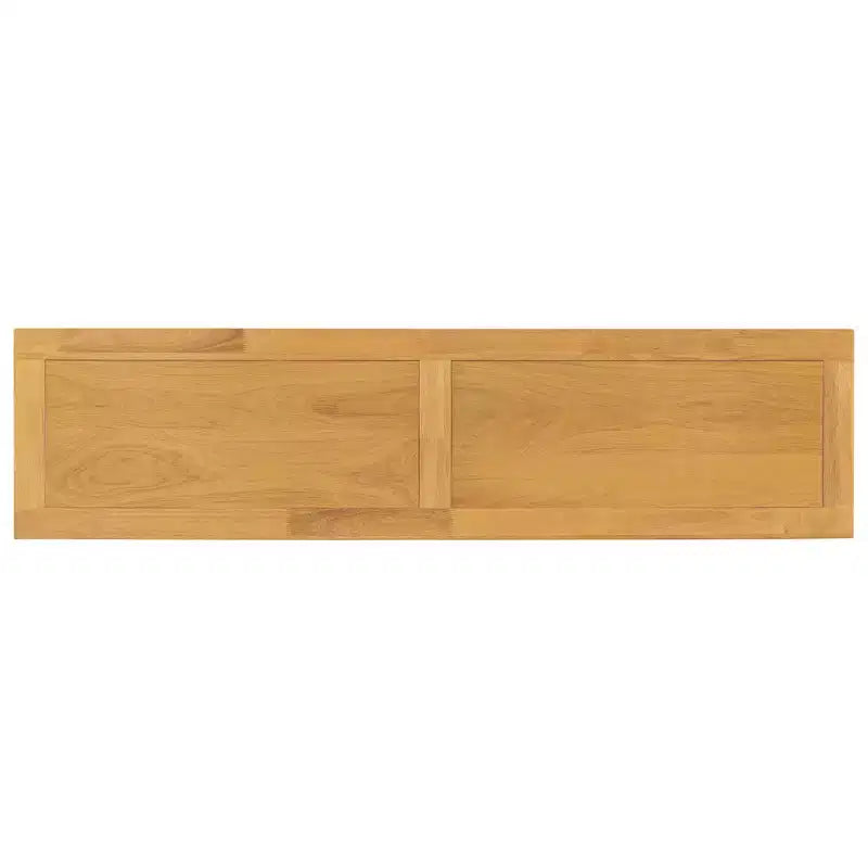 Table console effet bois vintage, pieds vasque, étagère inférieure, pour entrée, couloir, salon, chambre à coucher