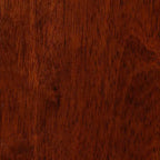 Chaises de salle à manger Bloomington noires et cerise - : bois d'hévéa massif, sans accoudoirs, capacité de 136 kg, dossier à lattes