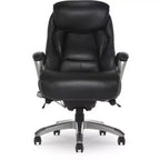 Fauteuil de bureau Works Executive avec technologie Smart Layers Opportunity Gray : Cuir reconstitué ergonomique, hauteur réglable, capacité de 125 kg