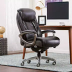 Fauteuil de bureau Works Executive avec technologie Smart Layers Opportunity Gray : Cuir reconstitué ergonomique, hauteur réglable, capacité de 125 kg