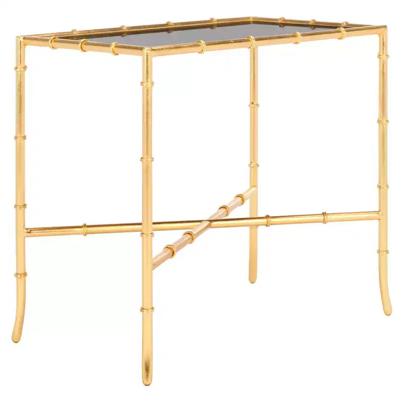 Table d'appoint - FOX2513 - Or/Verre