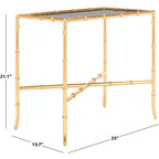 Table d'appoint - FOX2513 - Or/Verre