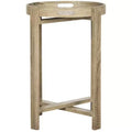 Hamish Side Table - FOX4248A - Beige - Safavieh Couture